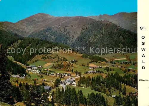 AK / Ansichtskarte St Oswald Kaernten Panorama Sommerfrische Wintersportplatz Alpen Kat. Bad Kleinkirchheim