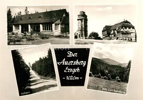 AK / Ansichtskarte Auersberg Wildenthal Turm und Berghaus Kat. Eibenstock