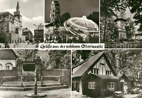 AK / Ansichtskarte Oberlausitz Region Loebau Neugersdorf Volksfest Kottmar Loebau Blockhaus zum Waldfrieden Friedersdorf