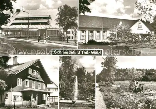 AK / Ansichtskarte Schmiedeberg Bad Erholungsheim DSF Kulturhaus Filmbuehne Kat. Bad Schmiedeberg Duebener Heide
