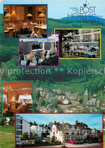AK / Ansichtskarte Usseln Post Hotel Kat. Willingen (Upland)