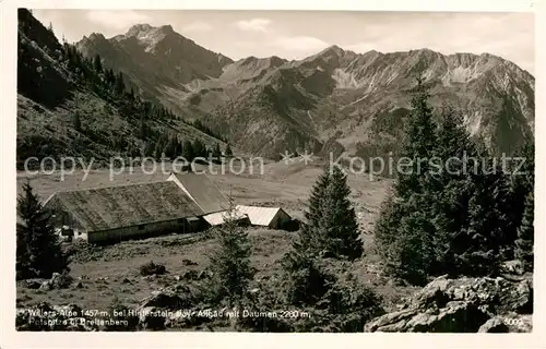 AK / Ansichtskarte Hinterstein Bad Hindelang Willers Alpe Rotspitze Breitenberg