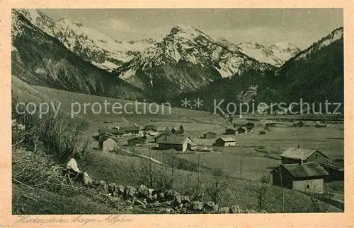 AK / Ansichtskarte Hinterstein Bad Hindelang Teilansicht 