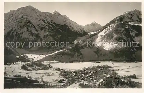 AK / Ansichtskarte Bad Oberdorf Teilansicht Breitenberg Rotspitze Imbergerhorn Kat. Bad Hindelang