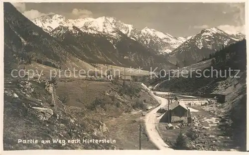 AK / Ansichtskarte Hinterstein Bad Hindelang Teilansicht 