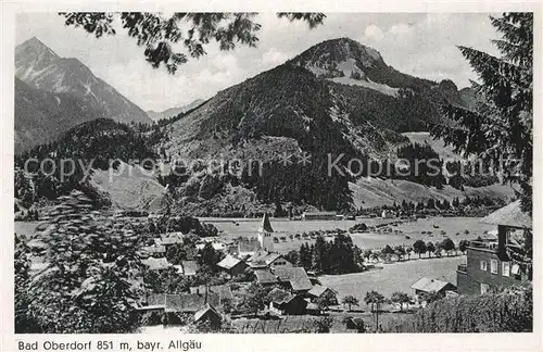 AK / Ansichtskarte Bad Oberdorf Teilansicht  Kat. Bad Hindelang