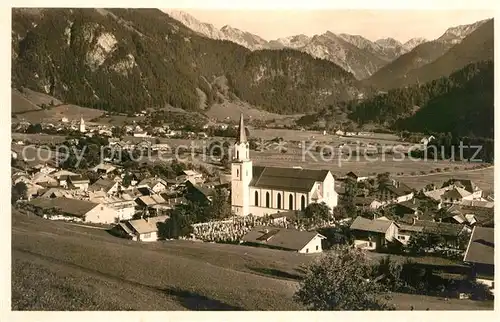 AK / Ansichtskarte Hindelang Kirche Kat. Bad Hindelang