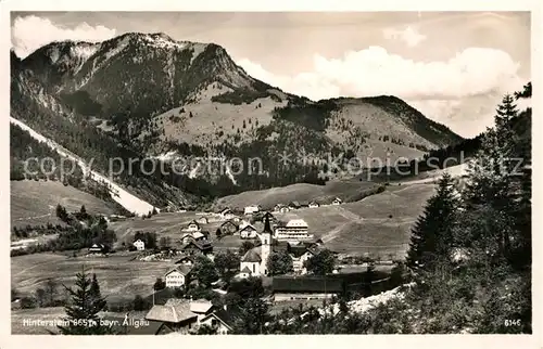 AK / Ansichtskarte Hinterstein Bad Hindelang Gesamtansicht 