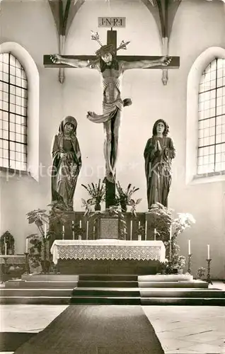 AK / Ansichtskarte Oberstaufen Hochaltar der Pfarrkirche   Kat. Oberstaufen