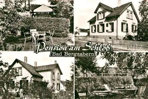 AK / Ansichtskarte Bad Bergzabern Pension am Schloss Garten Kat. Bad Bergzabern