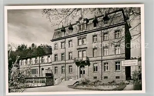 AK / Ansichtskarte Bad Bergzabern Kneippkurheim Friedrichsruhe Kat. Bad Bergzabern