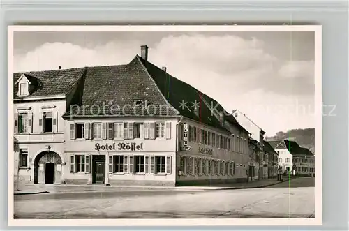 AK / Ansichtskarte Bad Bergzabern Hotel Roessel Kat. Bad Bergzabern