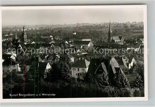 AK / Ansichtskarte Bad Bergzabern Panorama Kat. Bad Bergzabern