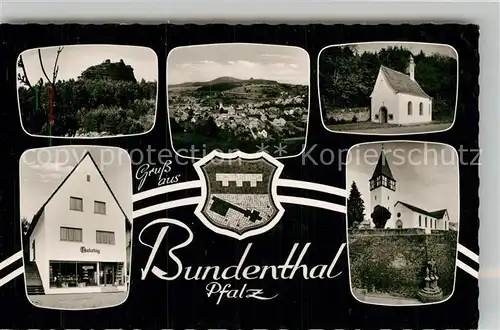 AK / Ansichtskarte Bundenthal Panorama Kapelle Kaufhaus Kirche Kat. Bundenthal