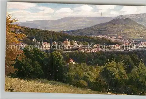 AK / Ansichtskarte Bad Blankenburg Panorama mit Greifenstein Kat. Bad Blankenburg