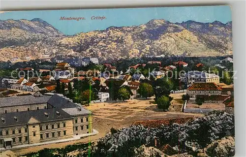 AK / Ansichtskarte Cetinje Panorama