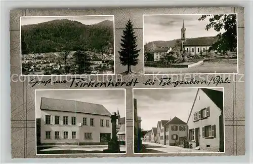 AK / Ansichtskarte Birkenhoerdt Panorama Kirche Dorfplatz  Kat. Birkenhoerdt