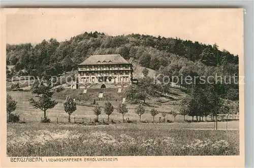 AK / Ansichtskarte Bad Bergzabern Ludwigshafener Erholungsehim Kat. Bad Bergzabern