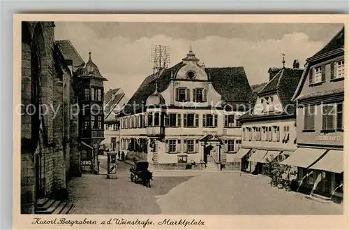 AK / Ansichtskarte Bad Bergzabern Marktplatz Kat. Bad Bergzabern