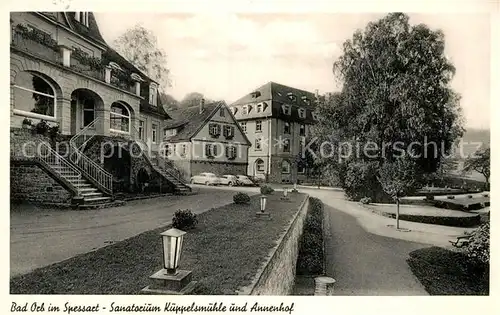 AK / Ansichtskarte Bad Orb Sanatorium Kuppelsmuehle Annenhof Kat. Bad Orb