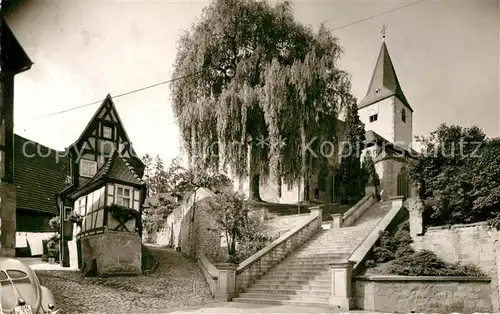 AK / Ansichtskarte Bad Orb Kleinstes Haus katholische Kirche Kat. Bad Orb