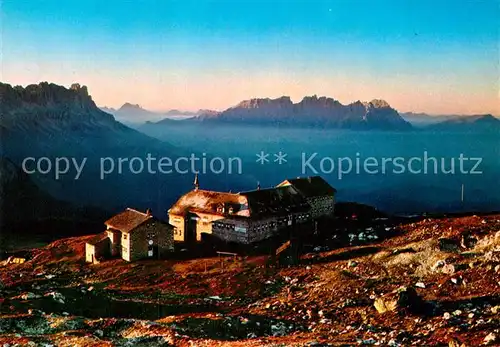 AK / Ansichtskarte Voels Schlern Suedtirol Rifugio Bolzano al Monte Pez Latemar 