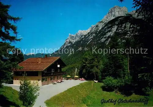 AK / Ansichtskarte Mittenwald Bayern Gasthaus Gletscherschliff Kat. Mittenwald