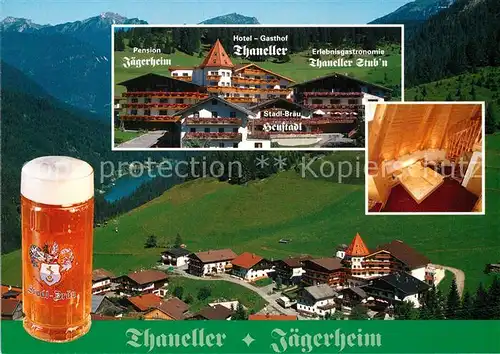AK / Ansichtskarte Rinnen Tirol Hotel Thaneller Jaegerheim Kat. Berwang