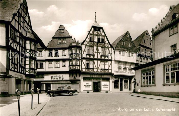 AK / Ansichtskarte Limburg Lahn Kornmarkt Fachwerkhaeuser