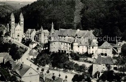 AK / Ansichtskarte Clervaux Eglise et le Chateau Kat. Clervaux