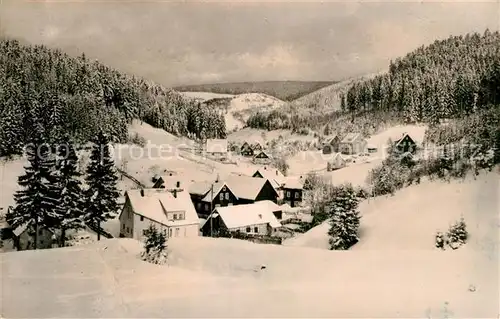 AK / Ansichtskarte Fehrenbach Thueringer Wald Winterpanorama Kat. Masserberg