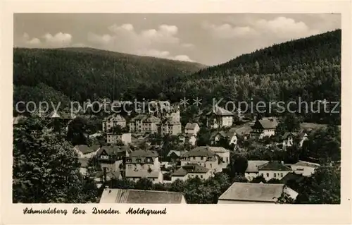 AK / Ansichtskarte Schmiedeberg  Dippoldiswalde Panorama Molchgrund