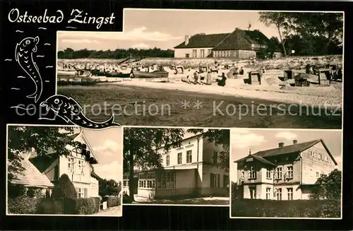 AK / Ansichtskarte Zingst Ostseebad Strand Hotel Erholungsheim Kat. Zingst Darss