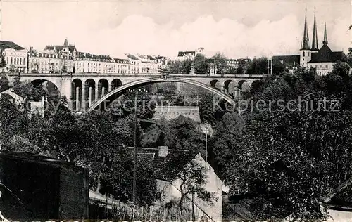 AK / Ansichtskarte Luxembourg Luxemburg Pont Adolphe Kat. Luxembourg