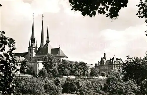 AK / Ansichtskarte Luxembourg Luxemburg Cathedrale Pensionnat Sainte Sophie Kat. Luxembourg