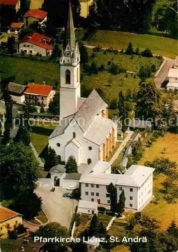 AK / Ansichtskarte Lienz Tirol Fliegeraufnahme Pfarrkirche St. Andrae Kat. Lienz