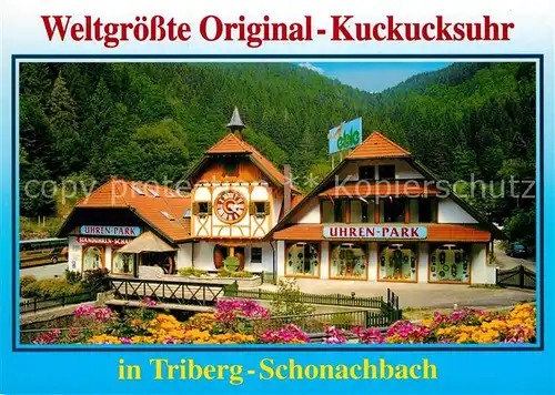 AK / Ansichtskarte Triberg Schwarzwald Weltgroesste Original Kuckucksuhr Kat. Triberg im Schwarzwald