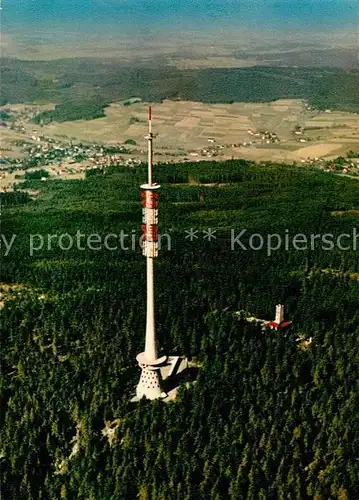 AK / Ansichtskarte Ochsenkopf Fliegeraufnahme Fernsehturm Kat. Spiegelau
