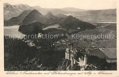 AK / Ansichtskarte Hohenschwangau Schloss Neuschwanstein  Kat. Schwangau