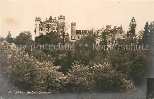 AK / Ansichtskarte Hohenschwangau Schloss Kat. Schwangau