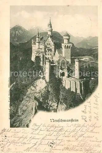 AK / Ansichtskarte Hohenschwangau Schloss Neuschwanstein  Kat. Schwangau