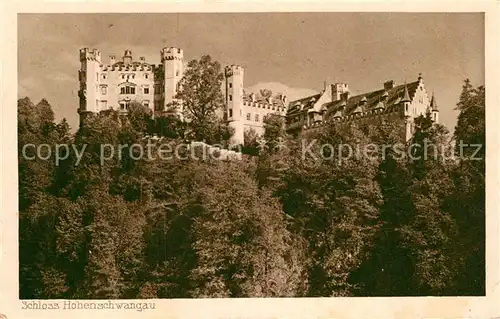 AK / Ansichtskarte Hohenschwangau Schloss Kat. Schwangau