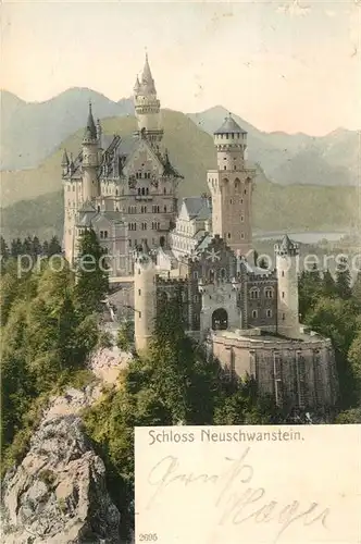 AK / Ansichtskarte Hohenschwangau Schloss Neuschwanstein  Kat. Schwangau