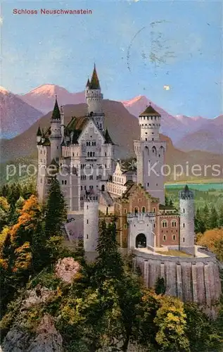 AK / Ansichtskarte Hohenschwangau Schloss Neuschwanstein  Kat. Schwangau