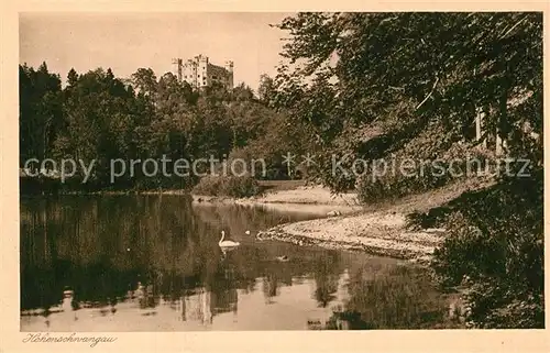 AK / Ansichtskarte Hohenschwangau Schloss Alpsee Kat. Schwangau