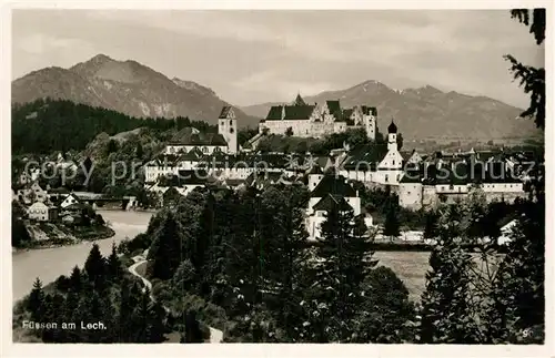 AK / Ansichtskarte Fuessen Allgaeu Teilansicht Schloss Kat. Fuessen