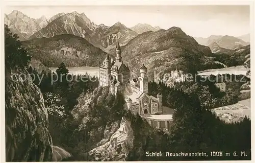 AK / Ansichtskarte Hohenschwangau Schloss Neuschwanstein  Kat. Schwangau