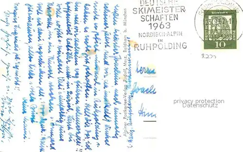 AK / Ansichtskarte Ruhpolding Zell Teilansicht Lofer Steinberge