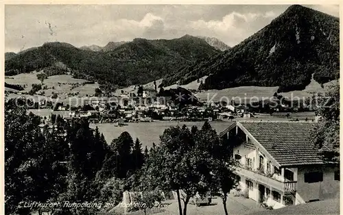 AK / Ansichtskarte Ruhpolding Teilansicht mit Hochfelln Kat. Ruhpolding