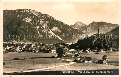 AK / Ansichtskarte Ruhpolding Rauschberg Sonntagshorn Kat. Ruhpolding